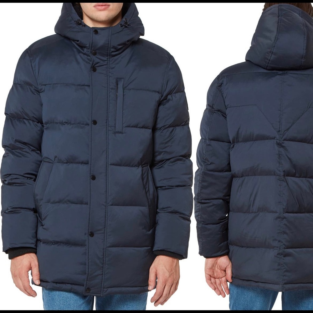 Vince Camuto Parka with High Pile Fleece Lined Hood - Male